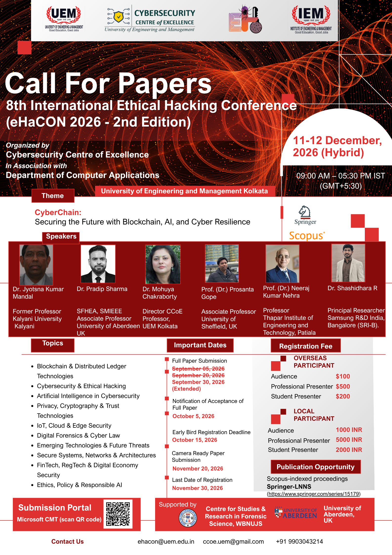 Call for Papers – eHaCON 2026
