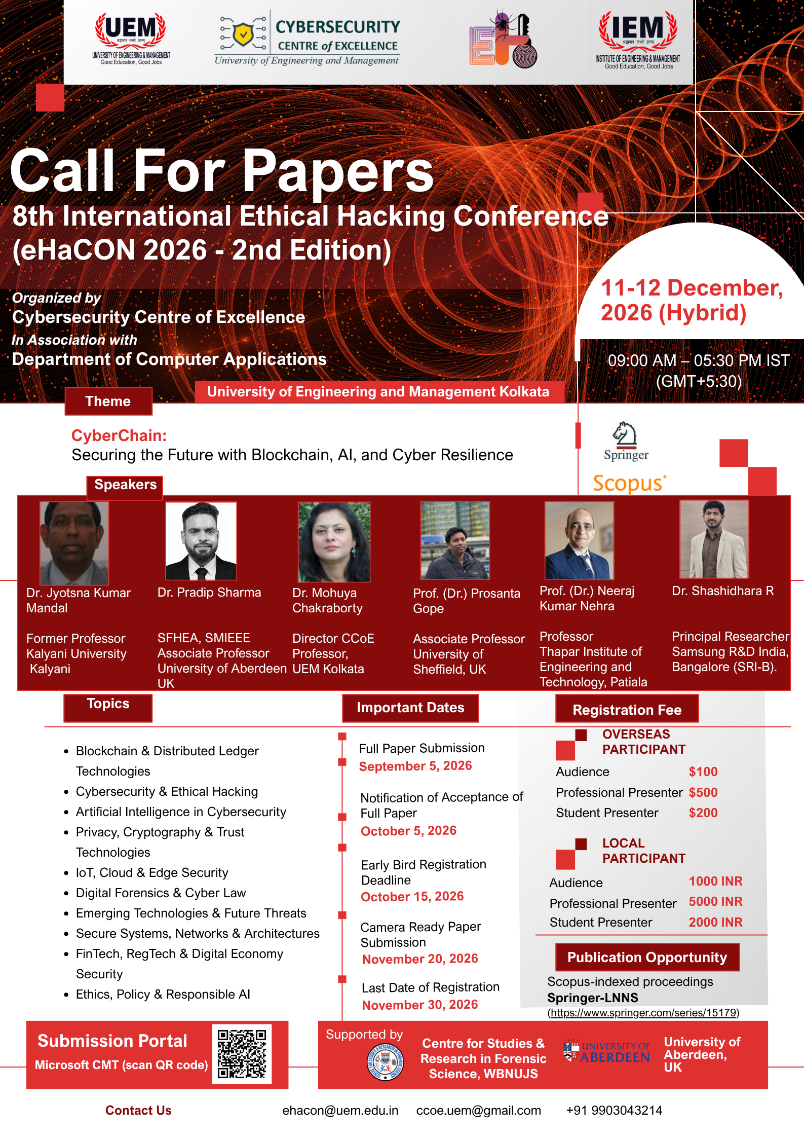 Call for Papers – eHaCON 2026